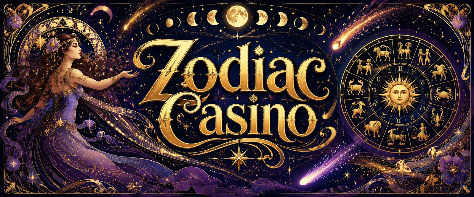 Zodiac casino banner artwork